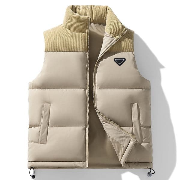 Fashion Designer Men's Down Coats Vest Parkas Jackets Autumn Winter New Women Parka Down Cotton Coat Hooded Padded Parka Jackets Warm Thick Coats Female Outerwear