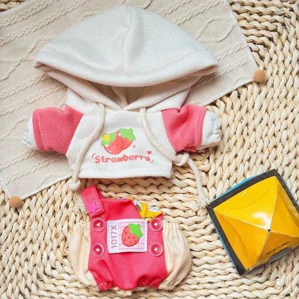 20cm Idol Clothing Accessories Fruit Straberry/Durian/Pineapple Sweater Set Gift SetXJ250301