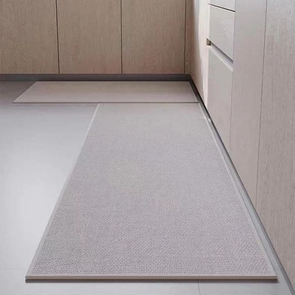 Washable Non-slip Kitchen Rug Faux Sisal Running Rug Faux Woven Kitchen Mat Kitchen Runners With Back Made Of Natural Rubber 250224