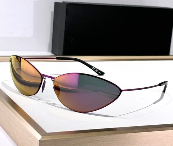 Fashion designer mens women sunglasses 0350S Vintage trend cat eye samll frame sun glasses Avant-garde unique style Anti-Ultraviolet protection come with case