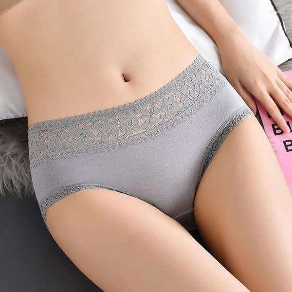 Women's Panties 3 PCS Set Women Cotton High Stretch Female Underwear Soft Skin-friendly Briefs Woman Panty For Girls