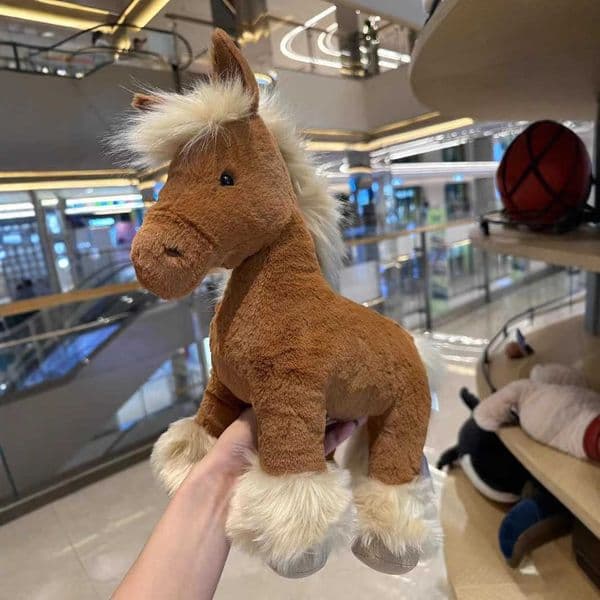 Plush Dolls Simulated Pony Plush Doll Home Furnishing Store Decoration Event Gift Companion Doll Gift
