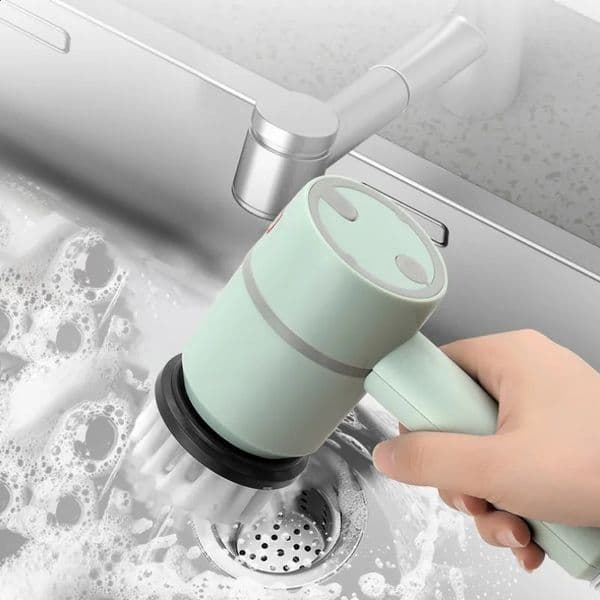 Dishwashing Brush Electric Cleaning Brush Automatic Wireless USB Rechargeable Professional Kitchen Bathtub Tile Cleaning Brushes 250225