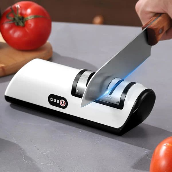Kitchen Electric Knife Sharpener Multifunctional Automatic Professional 4 Gears Electric Knife Sharpener Kitchen Accessories 250226BJ