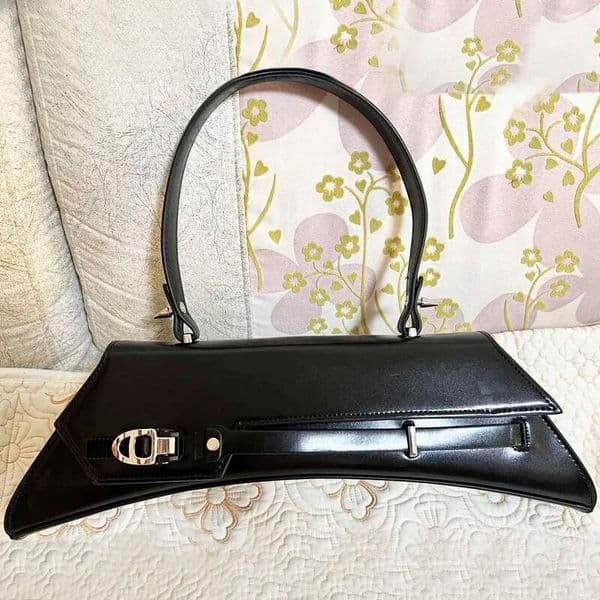 High Quality Rock Slim Bags For Women Designer Handbags And Purses 2024 New In Genuine Leather Rivet Decoration Shoulder