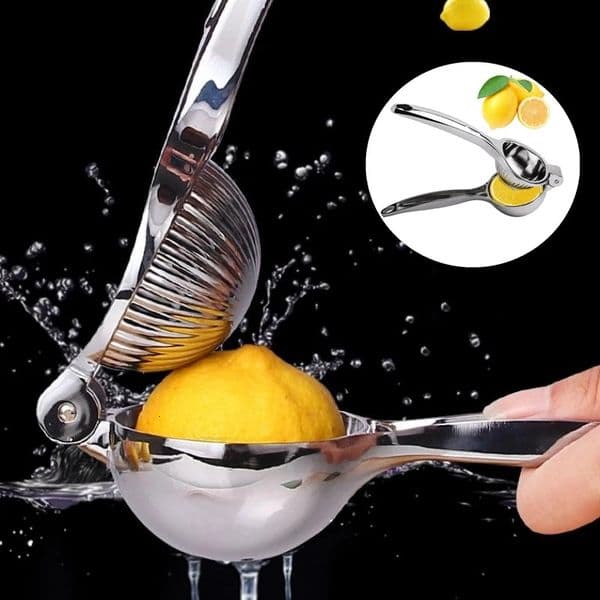 Manual Lemon Squeezer Zinc Alloy Steel Orange Juicer Fruit Juice Citrus Press Machine Handle Multifunctional Tool 250303BJ