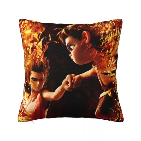 Nezha Birth Of The Demon Child Pillow Case And Zha Anime Movie Cushion Covers Awesome Throw Case Cover for Car 45x45cm 250304