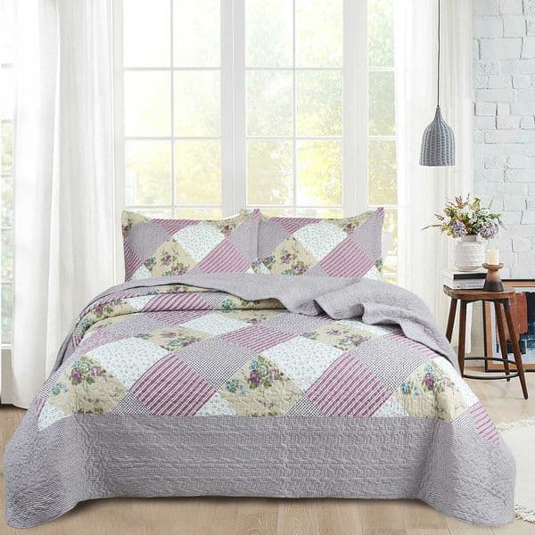Ruffles Flowers Embroidery Summer Quilt 1/2/3 Pcs Set Princess Quilted Bedspread Air-conditioning Blanket Comforter Bedding SetXJ250303