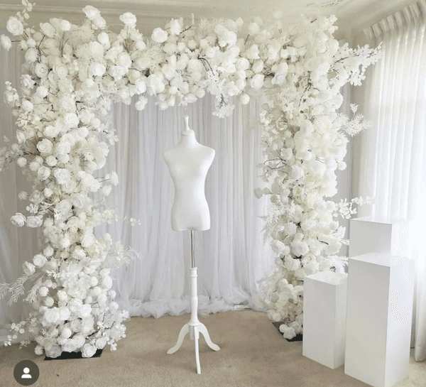 2026 New 2M*2M Luxury 5D Rose Hydrangea Row Add Arch Flower Arrangement Party Backdrop Decoration Wedding Props Free Shipping