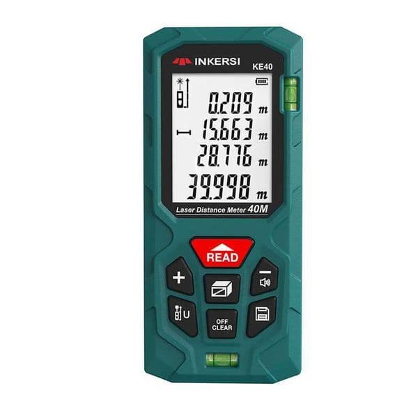 INKERSI Laser Rangefinder Digital Tape Measure 40M/70M/120m High Precision Laser Distance Meter Digital Roulette Range Finder X250304