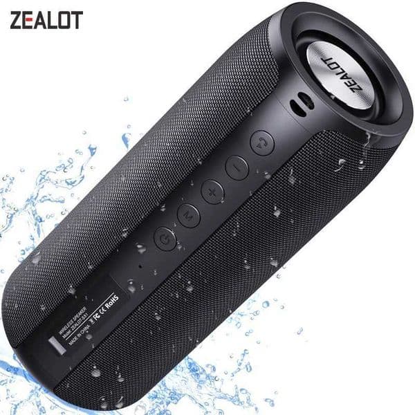 ZEALOT S51 Powerful Speaker Bass Wireless Speakers Subwoofer Waterproof Sound Box Support TF TWS USB Flash Drive Z250304