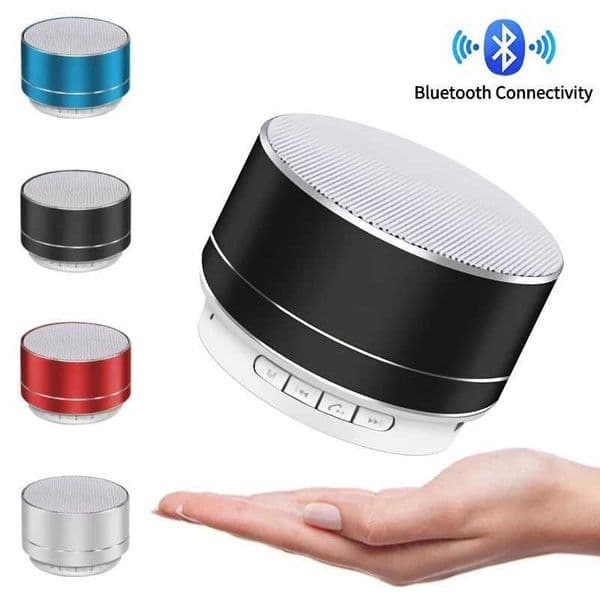 Metal Aluminum Alloy Wireless -compatible Subwoofer Outdoor Mini Portable Speaker Radio Music Sound Box Small Speaker Z250304