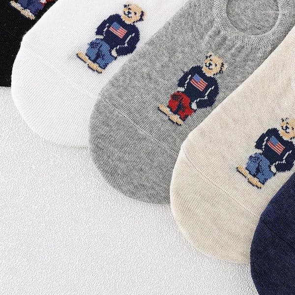 Mens Socks 5 Pairs Unisex Men Colors Summer Cotton Boat Light Comfortable Sweat-absorbent Invisible L260509