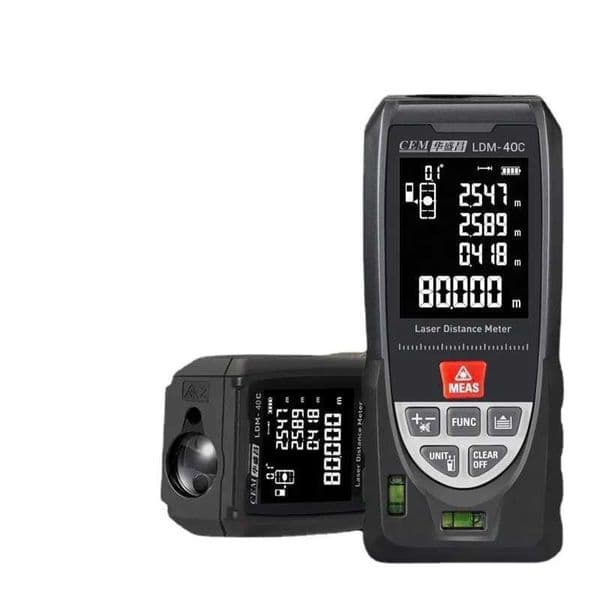 LDM-40C Laser rangefinder handheld electronic ruler infrared Distance measuring equipment strong light resistant rechargeable X250304