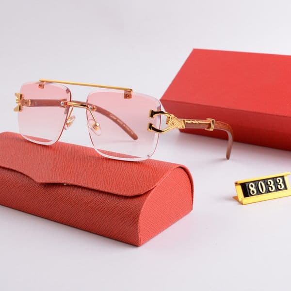 cute Wooden Vintage-Inspired Temple Sunglasses Unisex Square Frame Retro Brand Logo Optical Luxury Gift Box with Red Leather Sleeve VintageInspired - Shades,