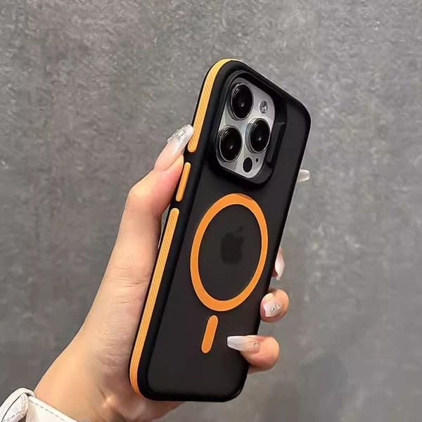 Luxury Macsafe Magnetic Color Matte Translucent Armor Shockproof Cell Phone Cases For iPhone 12 13 14 15 16 ProMax Wireless Charge Cover Case Z260522