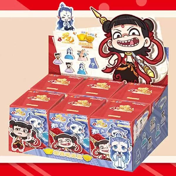 Original Nezha Reborn Series Collectible Figures Blind Box Ornaments Gen 1 2 Ao Guang Bing Taiyi Zhenren 250304
