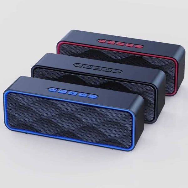 Waterproof Wireless speaker high sound quality small portable double soundbar speaker household outdoor loud subwoofer Z250304