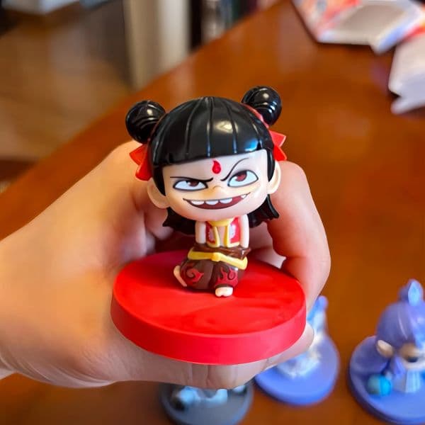 Anime Nezha Birth Of The Demon Child Aobing Cartoon Action Figures Model Ornaments Kids Xmas Birthday Gifts Blind box 250304