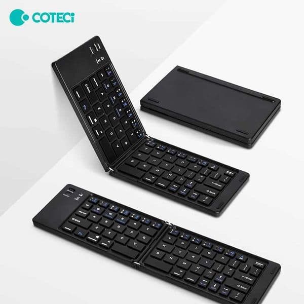 COTECi Folding Keyboard Wireless Silent Ipad Mobile Phone Tablet Universal Notebook Compact Portable and Comfortable Z250304