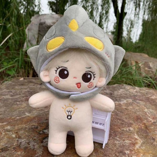 Doll Apparel Anime Chainsaw Man Devil Bobothita Plush Head Cover 20CM Cute Baby Clothes