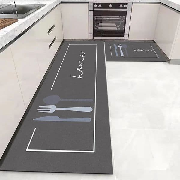 Kitchen Floor Mat Bedroom Living Room Long Bedside Area Rug Hallway Soft Washable Carpet Anti Slip Bathroom Entrance Doormat 250303