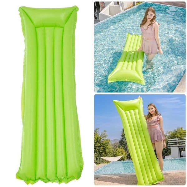 PVC Swimming Mattresses Inflatable Floating Row Foldable Air Mattresses Swimming Pool Summer Party Beach Water Float Bed LoungerXJ250305