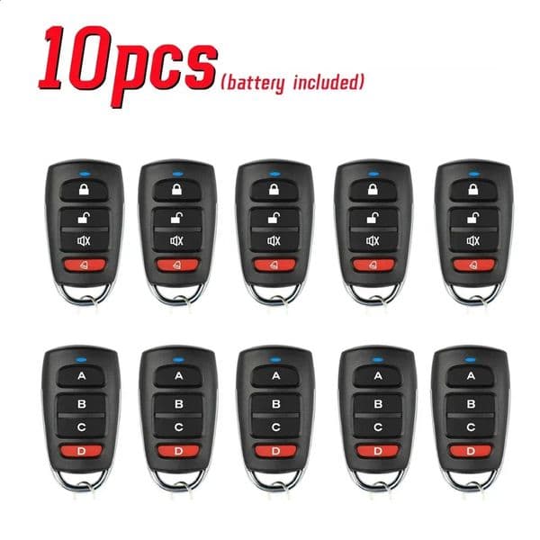 10pcs 43hz Remote Control Smart Copy Duplicator Electric Garage Door Gate Remote Cloning 250303