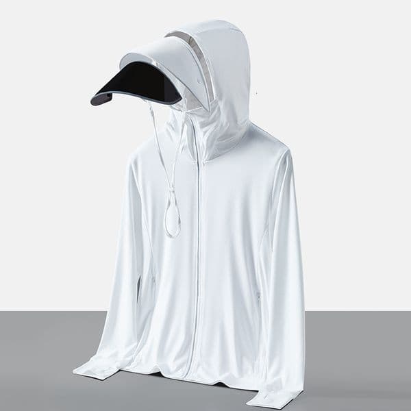 Sunscreen clothing women in summer, thin style, UV resistant, face blocking, breathable lenses, outdoor tourism, fishing, sunscreen clothing, jacket for men