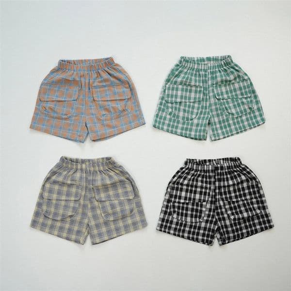 Arrival Summer Casual Toddler Shorts Baby Boy Plaid Short Pants All-match Cotton Comfortable Loose Kid Girl Shorts 250304
