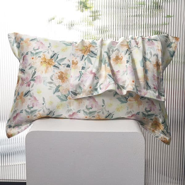 DISANGNI 100% Natural Mulberry Silk Pillowcase for Hair and Skin - Front in Pure Silk & Back in Breathable Lyocell Fiber, 1pc