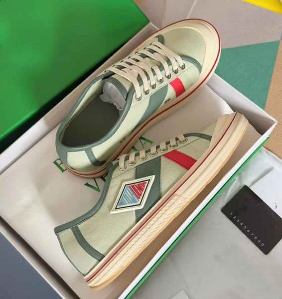 Luxury Men Women Eliot Sneaker Shoes Low Top Lace-up Canvas Leather Rubber Outsole Trainers Green Black White Red Platform Skateboard Walking