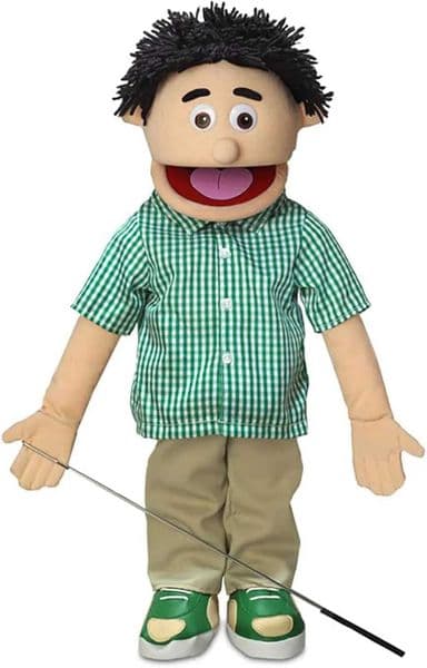 Kenny Peach Boy Full Body Ventriloquist Style Puppet W250306