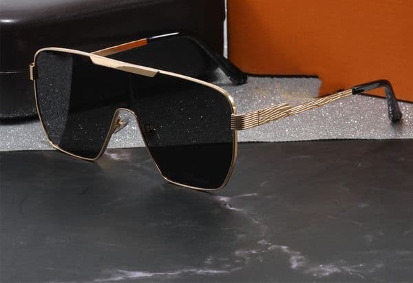 Fashion design sunglasses Polarized 2025 Luxury Sunglasses For Men Women Pilot Sun Glasses UV400 Eyewear Metal Frame 116 With box