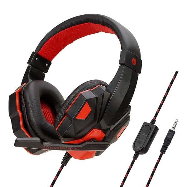 New Gaming Headphones Headset With LED Light Deep Bass Stereo Wired Gamer Earphone Mic for Xbox PC Laptop Phone One Switch X250307