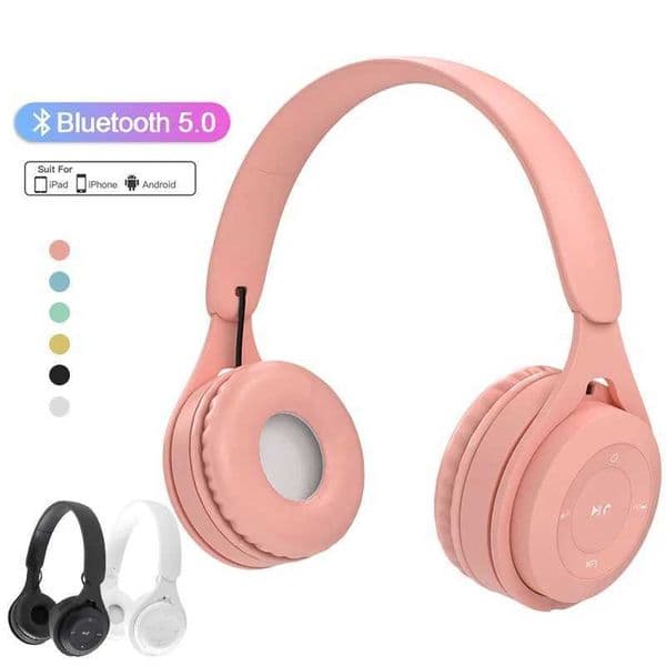 Childrens earphones wireless wireless connections earphones stereo folding helmets and gaming earphones suitable for Android and iOS X250307