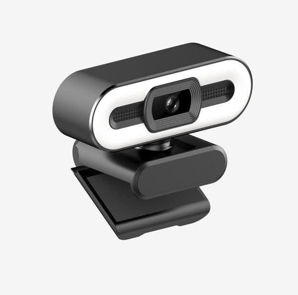 4K Remote Control Live Streaming Camera with Fill Light USB and Conference Capabilities Perfect for High Quality Video Calls and Content Creation