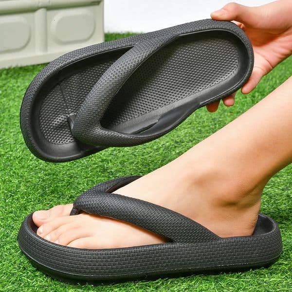 MAEDEF 2024 Thick Sole Slippers Men EVA Flip Flops Summer Shoes Couple Big Size 47 Outdoor Beach Sandals for 250304