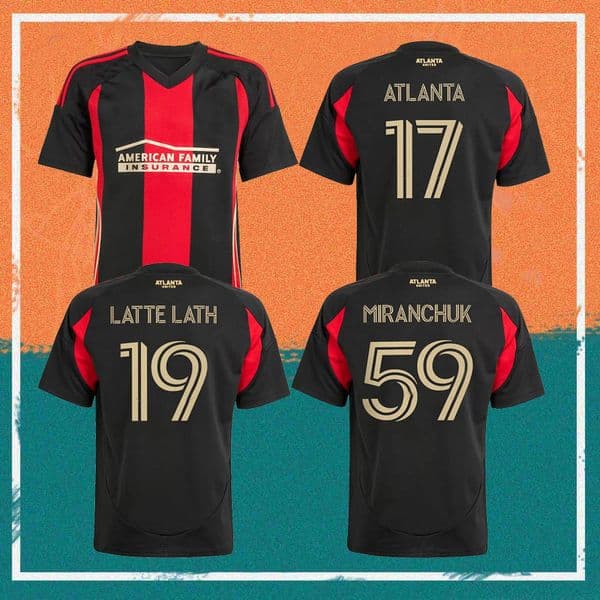 25/26 Atlantaes united FC Soccer Jerseys 2025 Home ALMIRON LATTE LATH MIRANCHUK soccer shirts SABA KLICH JAMAL GREGERSEN GORDON REILLY Kids kit football uniform