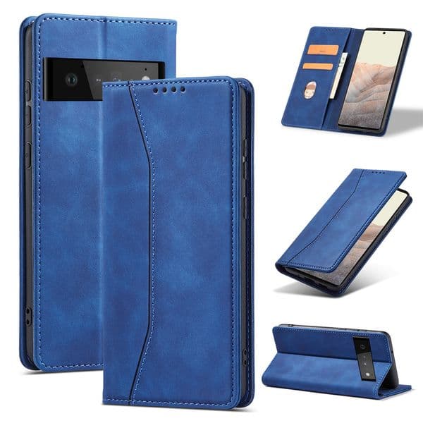 Luxury Magnetic Wallet Phone Cases For Google Pixel 10 9 Pro XL 8 8A 7 6A Pro 5 4A 4G 5G Leather Flip Protective Cover Standard Holder Card Slot Case Cover