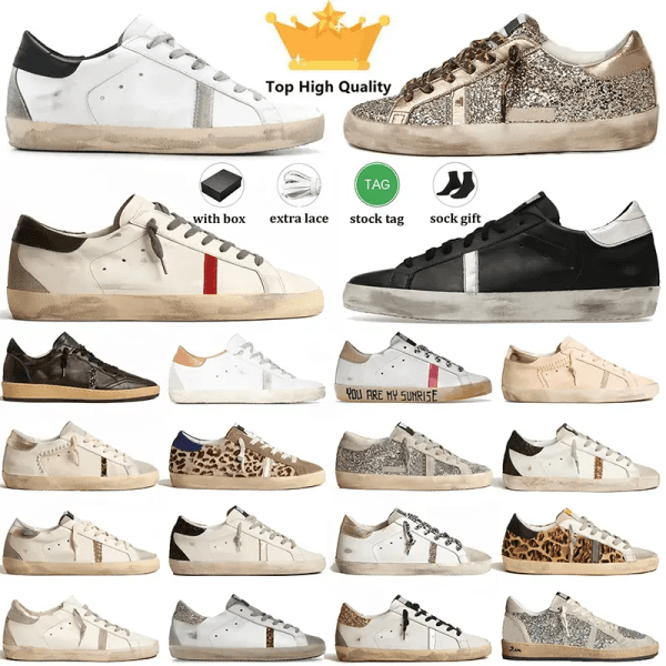 Designer Ball Star High Top Slide Doold Dirty Casual Shoes Women Men Sneakers Classic White Black Luxury Famous Italy Platform Flat Shoe Des Chaussures