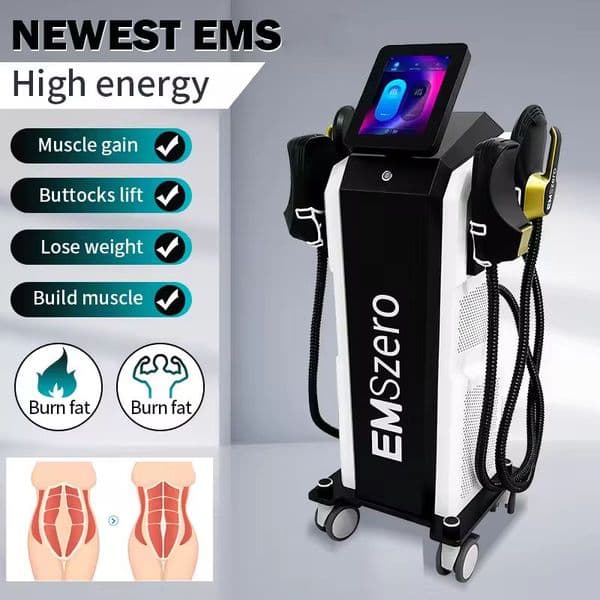 13 Tesla High Intensity Focused Electromagnetic Fat Burning Muscle Growth Sculpting EMSzero RF Body Slimming Non-exercise Weight Loss HI-EMT Machine