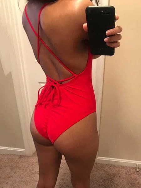 Red Green Black Push Up Bathing Suits Sexy Female Swimsuit With Chest Pad 1-Piece Swimwear Women Monokini Bandage Swimming SuitXJ250310