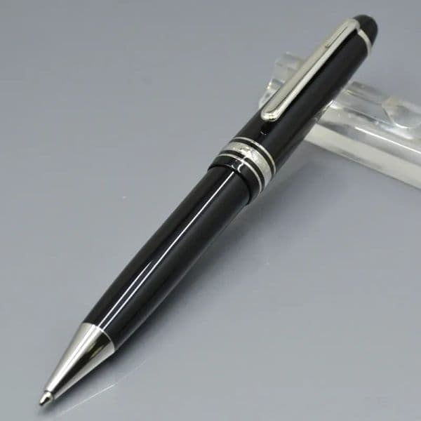 wholesale high quality Black resin 163 Roller Ballpoint / Fountain school office stationery business Write ball pens Optional pen bag