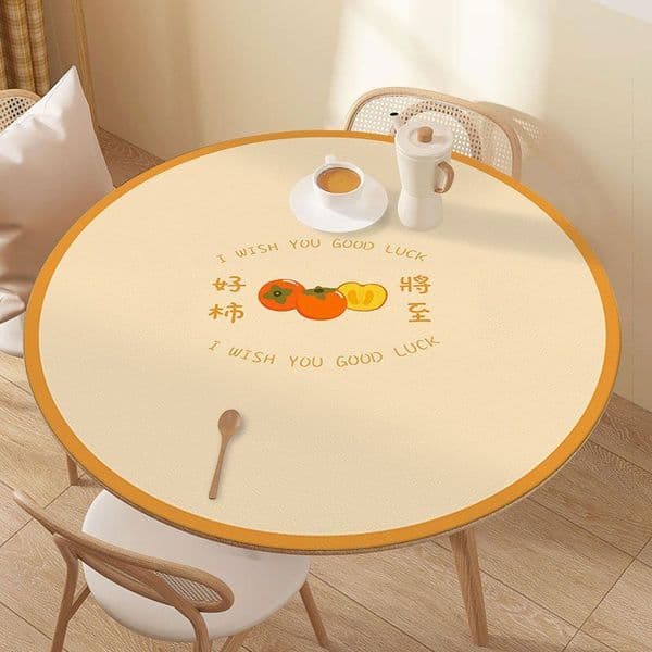 2026 New Simple Style Round Waterproof Oil Proof Cloth Bowl Plate Heat Insulation And Anti Scalding Table Mat Free Shipping