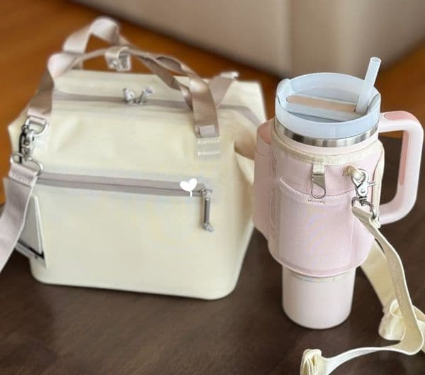 2026 All Day Julienne Mini Soft Lunch Bag Box Recycled Polyester Cooling Travel Cooler Shoulder Crossbody Cup Bags For 40Oz Cups Free Shipping