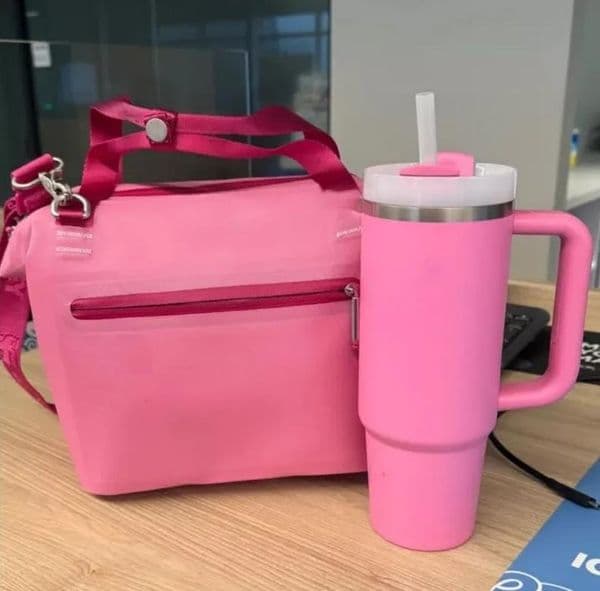 All Day Julienne Mini Soft Cooler Lunch Bag Box Recycled Polyester Cooler Cooling Travel Cooler Bags Shoulder Crossbody Cup Bags For 40oz Cups 0319