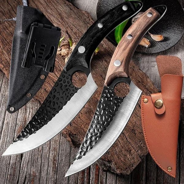 Stainless steel kitchen Boning knife fishing meat cutter hand forged chef outdoor cooking butcher 250311BJ