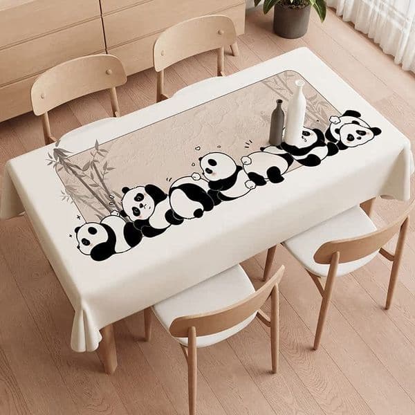 2026 New Tablecloth Waterproof And Oil Proof Wash Free PVC Dining Cloth Rectangular Tablecloth Coffee Table Shipping