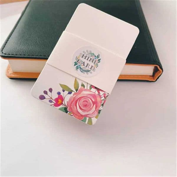 50pcs Greeting Cards Handmade Flower Message Scrapbook Paper Card DIY Greeting Cards Postcards Party Weadding Invitation Cards X250311